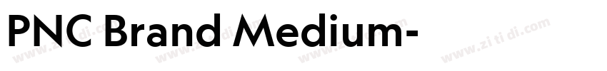 PNC Brand Medium字体转换 PNC Brand Medium字体转换